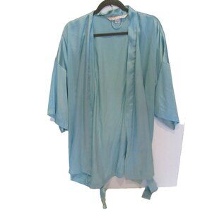 Victoria’s Secret Satin Robe Periwinkle Bridesmaid One Size